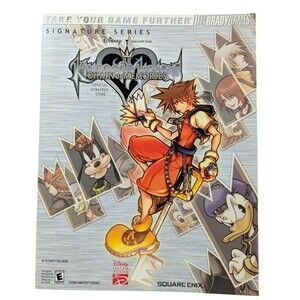 Kingdom Hearts Chain of Memories Official Strategy Guide W/Fold Out Poster